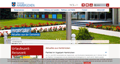 Desktop Screenshot of hambruecken.de
